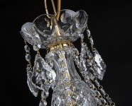 The upper part of a stylish chandelier