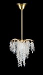 The chandelier will stand out in a row of several pieces next to each other, for example above a table.