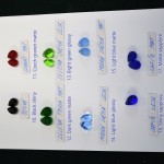 A sample of common glass grape colors 2