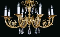 Detail: stylish French crystal trimmings based on period designs