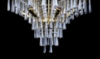 Crown crystal chandelier lower part