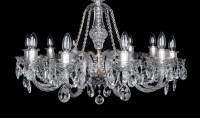 A beautiful and affordable crystal chandelier for practical household lighting as well as commercial interiors.