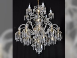 Large Baccarat crystal chandelier 30 bulbs