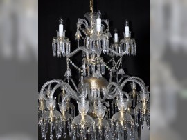 30-arm luxury crystal chandelier