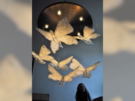 A unique artistic light fixture that beautifies your interior