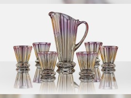 Luxurious beverage glass - jug and set of glasses 1