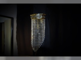 Ideal strass wall light on the stair wall