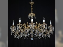 smaller cast gold chandelier 3