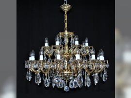 smaller cast gold chandelier 4