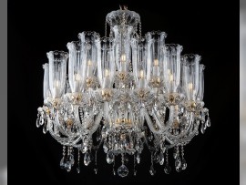 Larger chandelier with the same finish 1