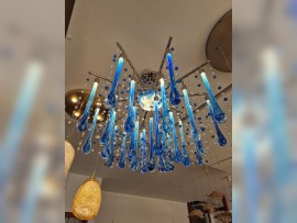 Luminous glass drops with a built-in LED diode 2