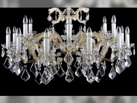 Theresian Chandelier with light brown color