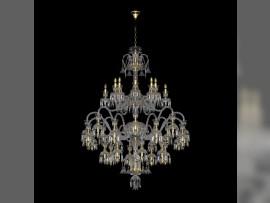 Baccarat chandelier 24+12 bulbs