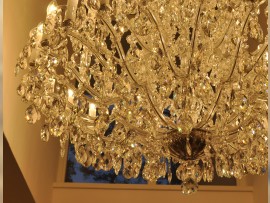 The bottom part of a crystal chandelier 1