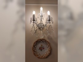 3-arm wall light with the same design