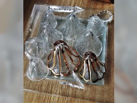 Cut glass bells - options