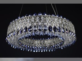 The same chandelier silver metal