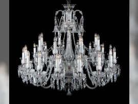 24-arm BACCARAT crystal chandelier without shades