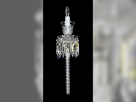 Small wall Baccarat light with a mirror