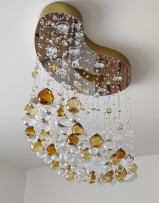 8-bulb version of the chandelier in the children's room