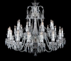24-arm BACCARAT crystal chandelier without shades