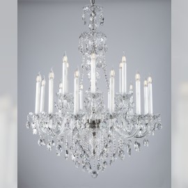 18 arm Victorian chandelier on a light background